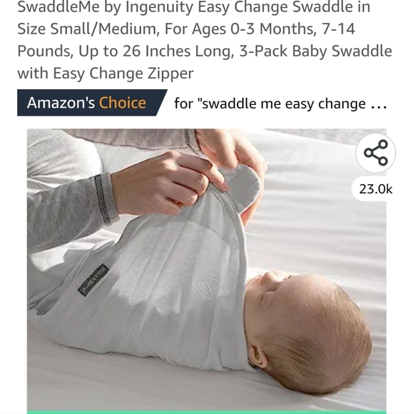 Swaddle me 3 pc set - Picture 3 of 8